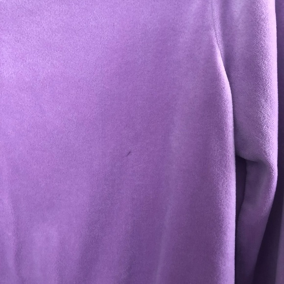 Gap Kids Purple Velour Top and Logo Sweatshirt - Picture 8 of 10